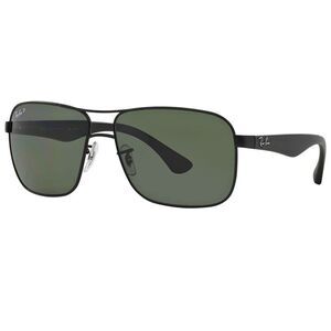 Ray-Ban Polarized Sunglasses Black w/Green Lens